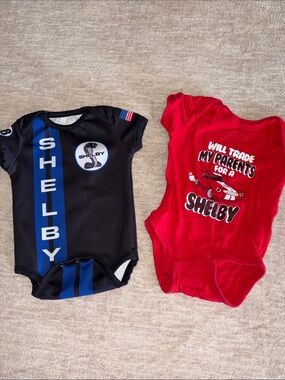 Selby Kids Bodysuit Set - Black, Blue and Red